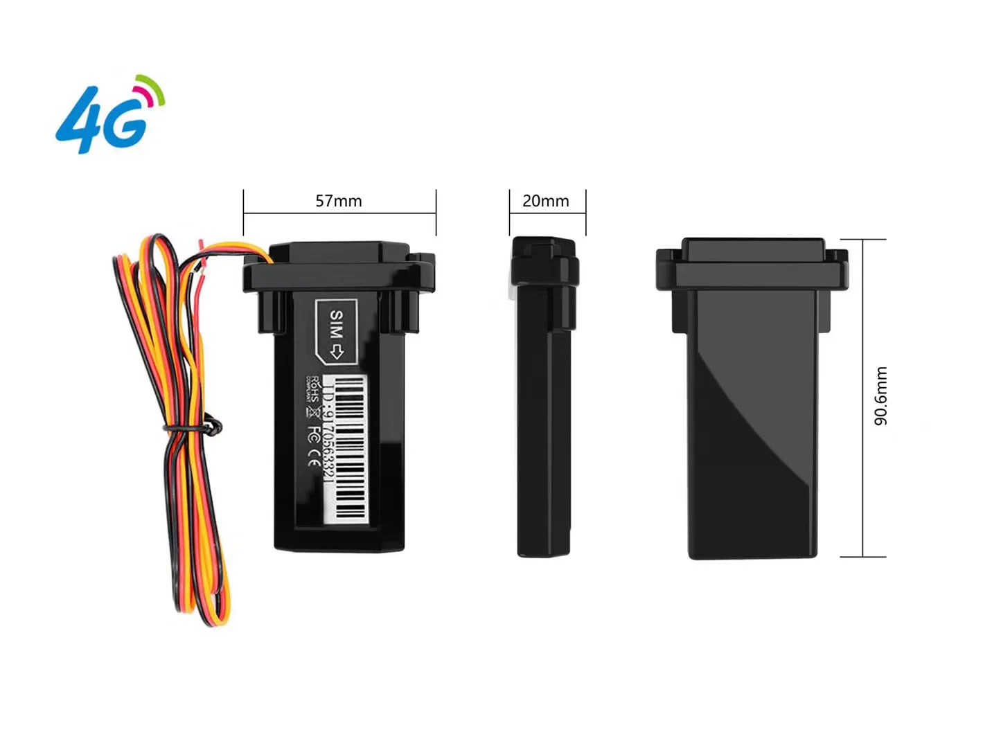 GPS Tracking System for Trailers Vehicles Anti Theft GPS Tracker LTE Cat1 Motion Sensor Car Alarm System GPS PCBA Sim Card 4G