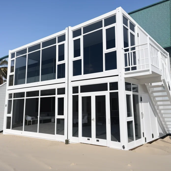 Modular Portable Oil Gas Field Housing Temporary Classrooms Worker Camp Office Building Flat Pack Container House