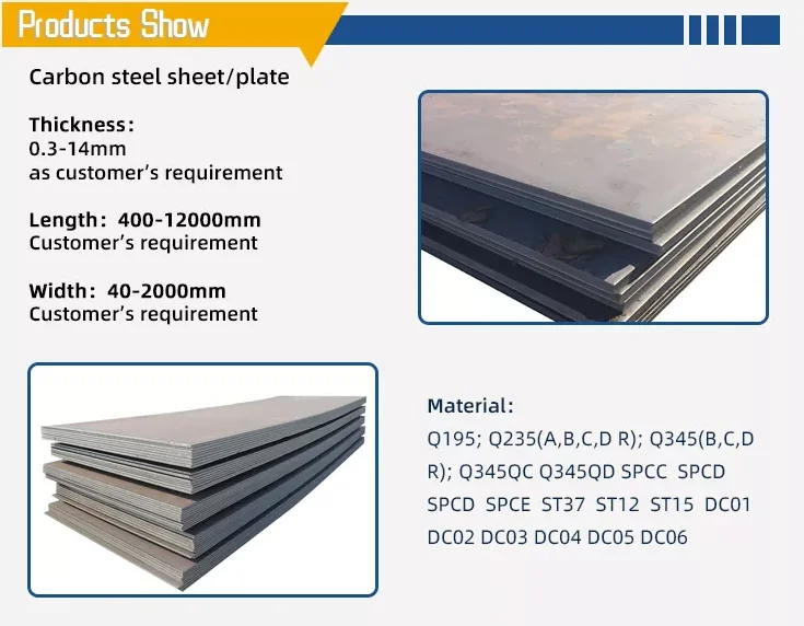 Astm A36 S235 S275 S355 Mild Carbon Steel Plate Price D2 Steel Plate ...