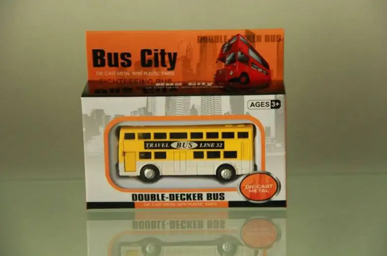 Car Decoration Souvenir Diecast Ct Toys London Bus Red