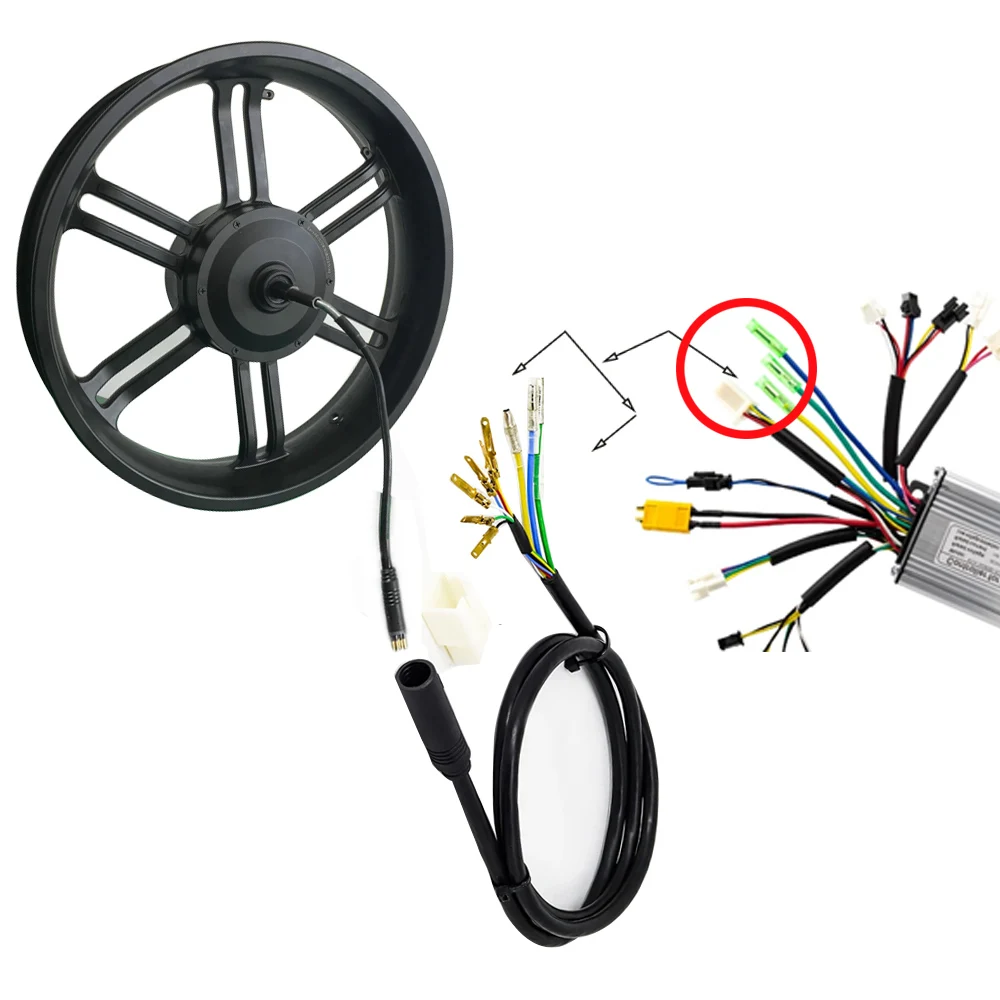 20 Inch 20x4.0 Geared Hub Motor Conversion Kit, 48V 750W/1000W for