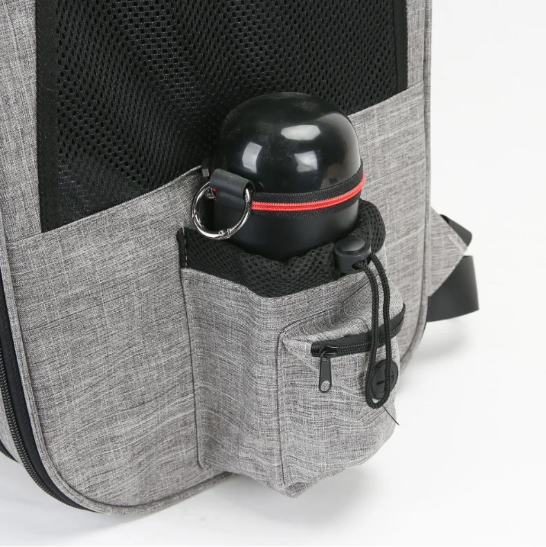 Hot Sale Pet Backpack with Lock Zipper Breathable Waterproof Portable Travel Bag for Dogs or Cats