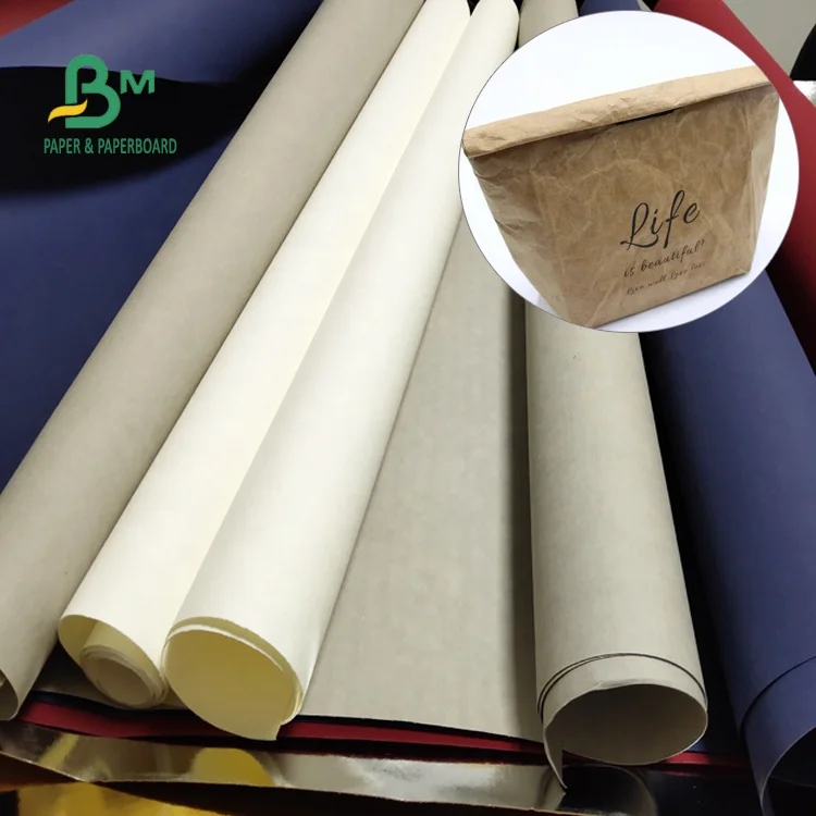 100m Per Roll 150cm Width Wrinkled Softer Tear Resistant Washable Kraft