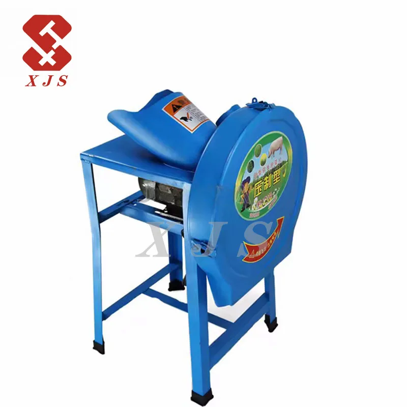 1t/h Diesel Electric Gasoline Driven Animal Feed Crusher Grass Cutting  Chaff Cutter Machine