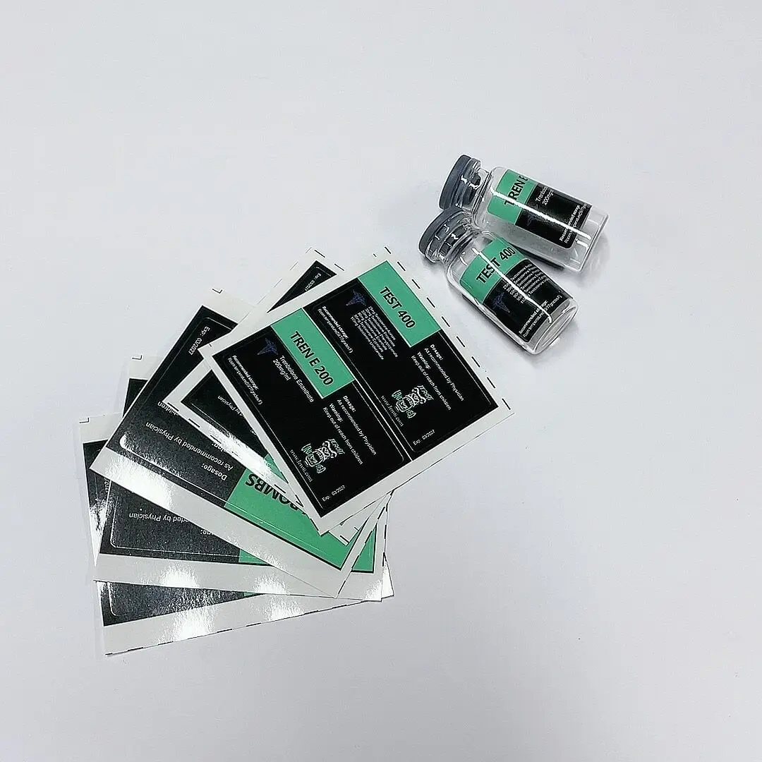 Custom printed adhesive sticker bottle label sticker 10ml vial label with your logo