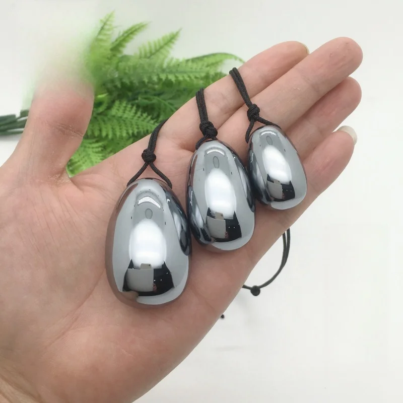 New Wholesale 3 in 1 Sliver Exercise Vaginal Tightening Egg Vaginal Tightening Yoni Eggs Kegel Exercises for Women Terahertz Egg