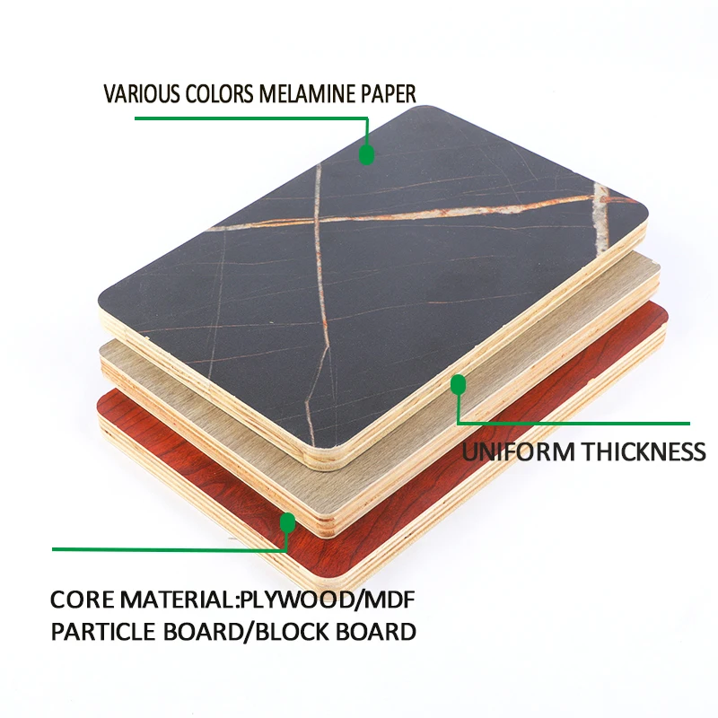 Melamine Laminate Sheet 9mm To 25mm Cheap Price And Good Quality