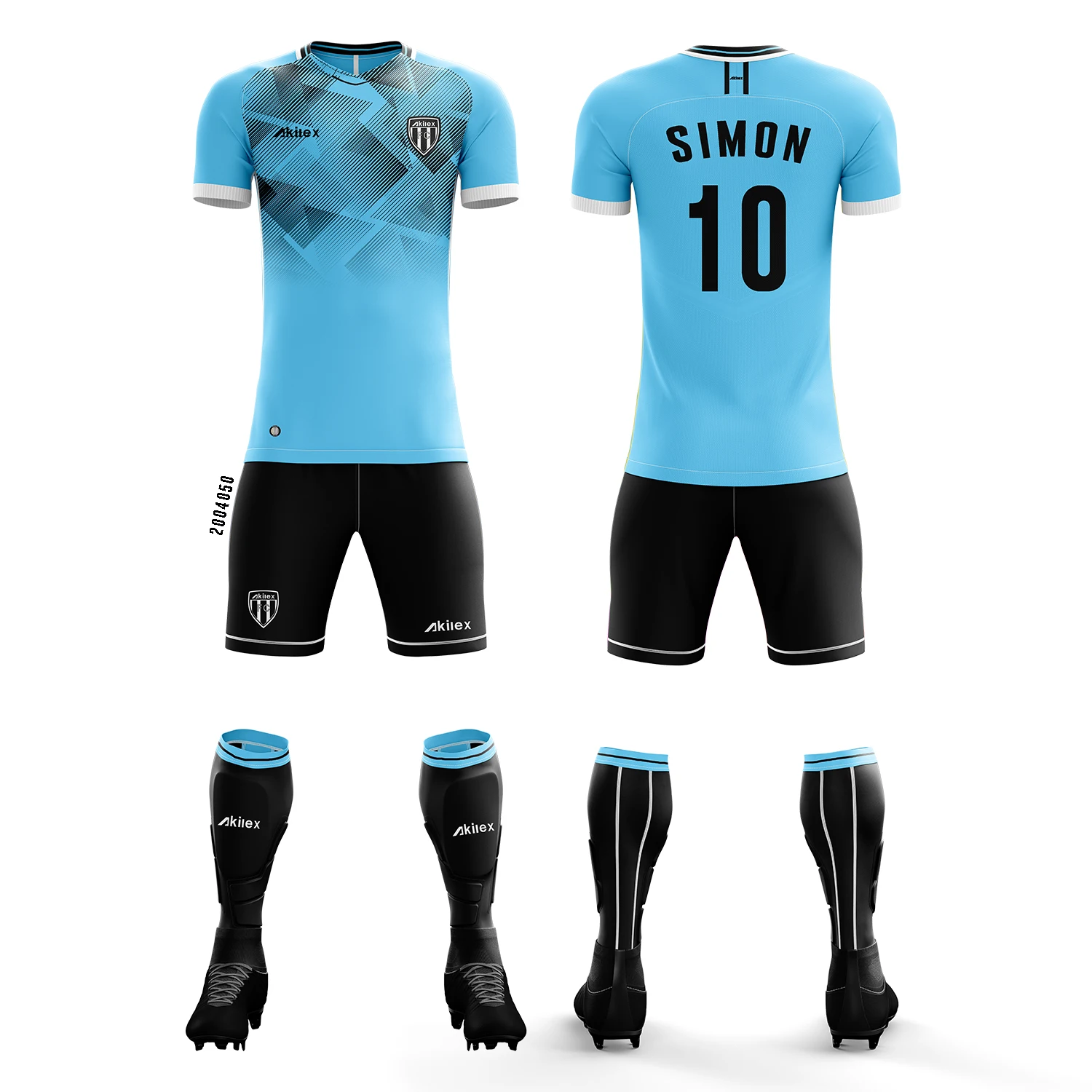 Free Design OEM Soccer Jerseys Sublimated Pattern Sportswear Reversible Club Shirt Football Kit