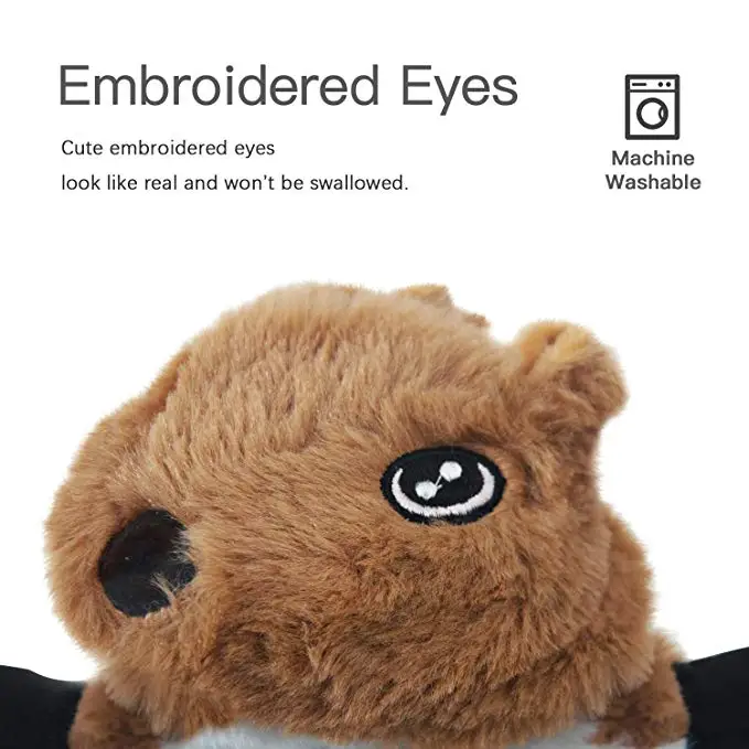 2022 Dog Squeaky Toys 5 Pack Pet Toys Crinkle No Stuffing Animals Dog