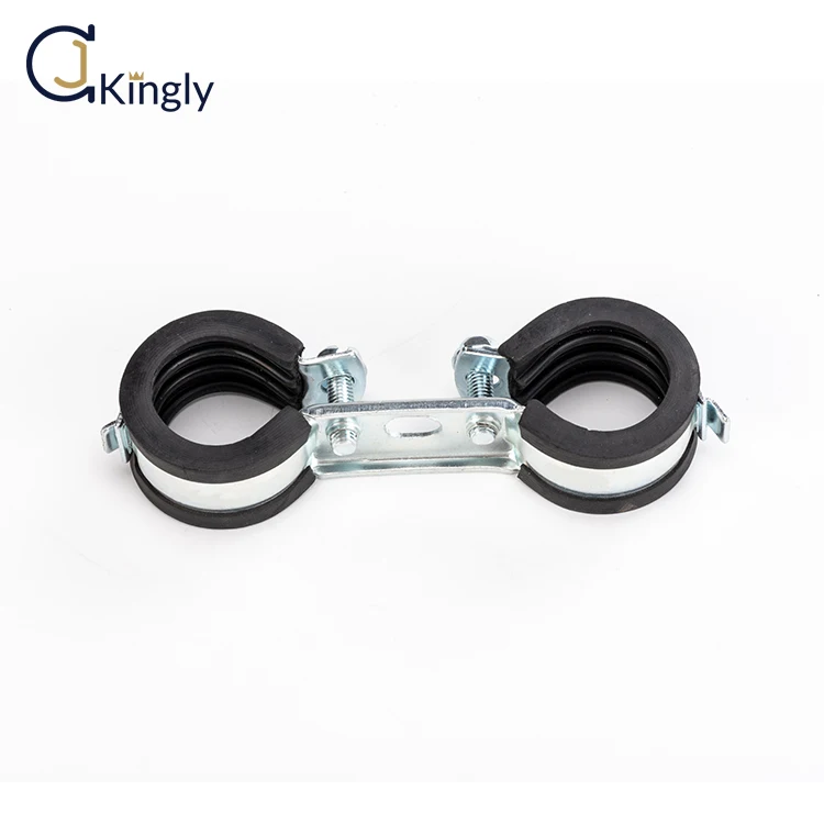 Wholesale 20 NB/DN wall mounting double sided pipe clamp pipe holder