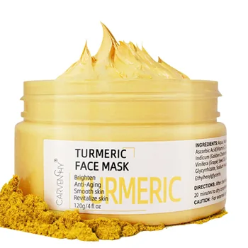 Hot Sale Private Label Turmeric Mud film Deep Cleaning Reduce Pores Acne Wrinkle Whitening Ginger Turmeric Clay Mud film