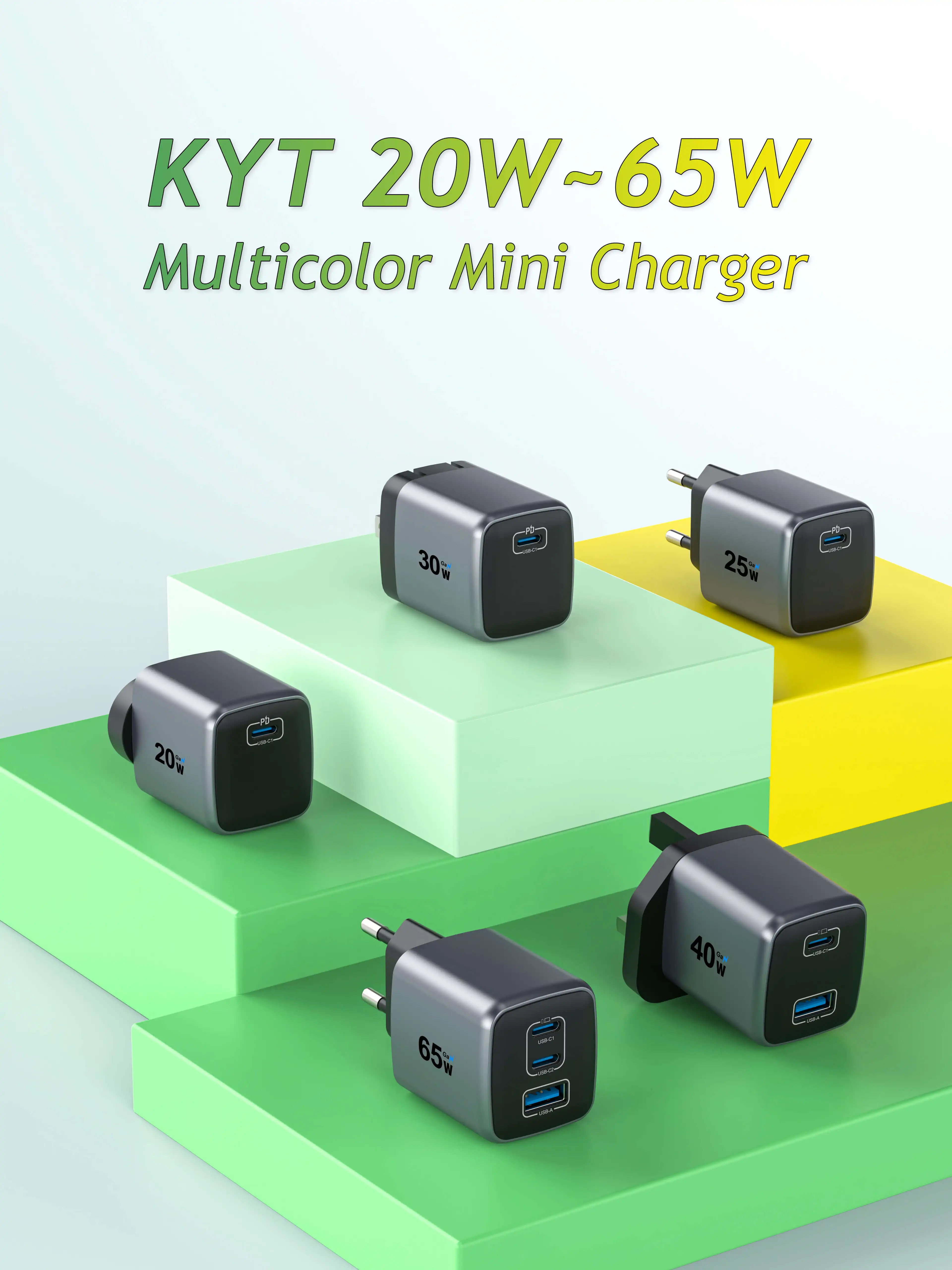 20W Universal Fast Charging USB-C PD Wall Charger Adapter - Image 2