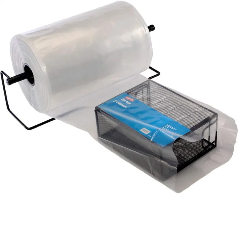 Factory Direct Customized Clear LDPE Poly Tubing Roll Heat Seal Food Grade Plastic Packaging Bags with Gusset Industrial Use