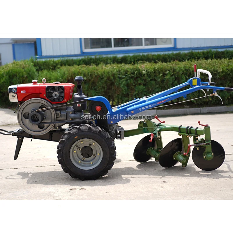 22hp min Two Wheel Hand Tractor Cultivator with diesel Engine Electric Start Big 151 and 181 Chassis