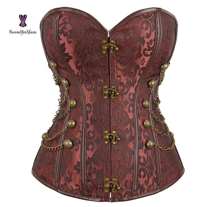 Tight Body Gothic Overbust Corset Fat Women Steampunk Belly Full Corsets Buy Gothic Overbust