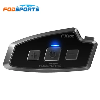 Fodsports FX10C Headset - Motorcycle Mesh Intercom Bluetooth