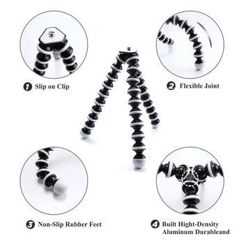 Hot Sale S/M/L/XL Size Mobile Flexible Octopus Tripod for Digital Camera Mobile Phone detail image