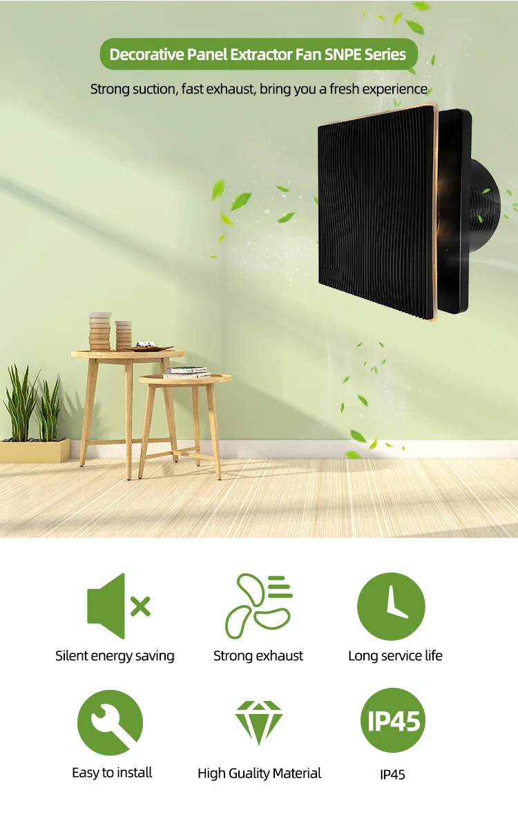 Wall Mounted Exhaust Fan, 230 V, 120 m3 - detail 2