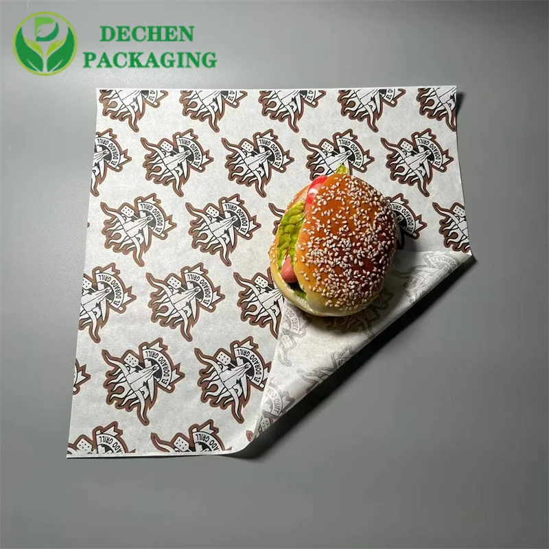Custom Deli Paper Sheets Printed Food Wrapping Rolls