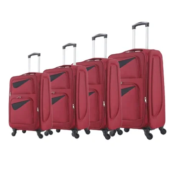 4 Wheel Trolley Koffer Luggage Set Travel Bag Wholesale Customized Logo Spinner EVA Soft Fabric Unisex Fashionable Suitcases