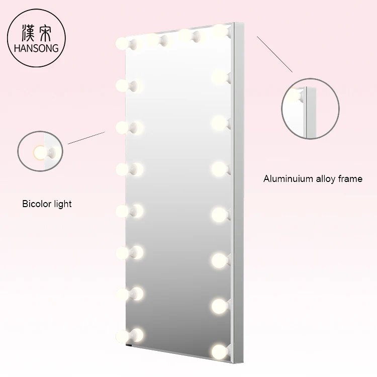 しないでく Hollywood Vanity Mirror Full Length Big Long Hair Salon Lighted