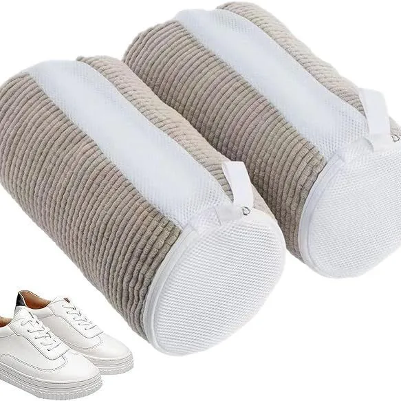 Лучшая цена Портативная стиральная машина мешок для стирки обуви 360 градусов Чистящая обувь