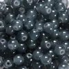 Perles imitation jade 6 mm - Gris