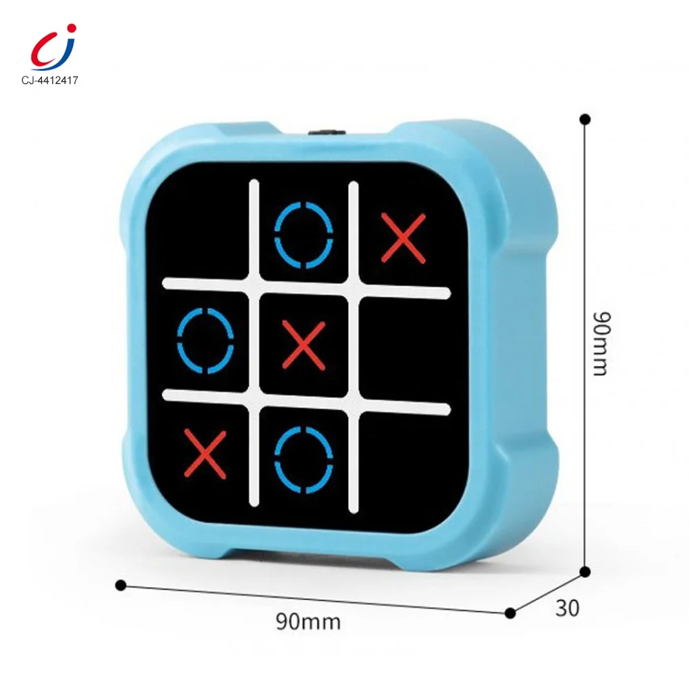 Chengji electronic smart tic tac toe digital game handheld portable chess game console toy digital tic tac toe game