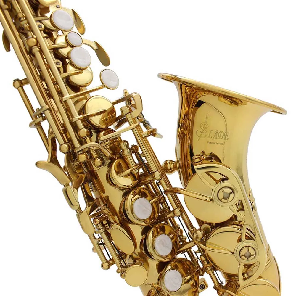 SLADE Bb Soprano Saxophone - Affordable Classical Style Brass