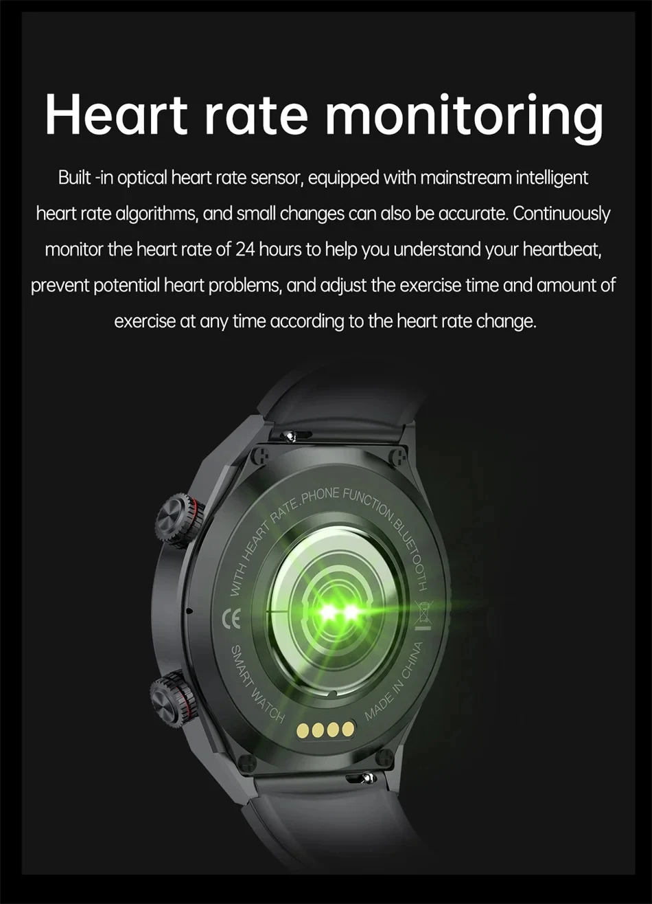 ECG+PPG BT Call QW39 Smart Watch 2024 Sports Bracelet NFC Waterproof Custom Watch Face Men QW39 SmartWatch Round For IOS Android