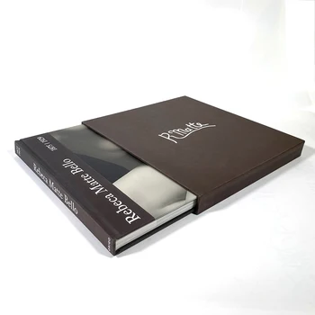 High Quality Hardcover art paper text CMYK Book Printing Service with slipcase