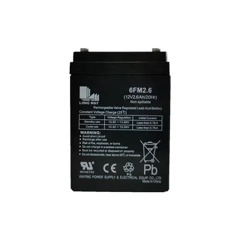 Factory Priced 12V2.6AH 6FM2.6 GEL Battery for OEM for Golf Carts Lighting Electric Wheelchairs