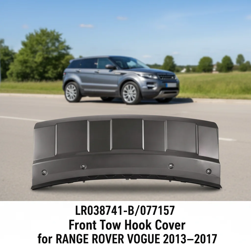 New LR038741-B/077157 for Vogue 2013-2017 Bumper Cover with Front Lower Mudguard Floor Tow Hook