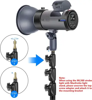 NEEWER Q300 300Ws 2.4G Outdoor Studio Flash with Q Compact Wireless Trigger 7800mAh Li Ion Battery Powered Strobe Light detail image