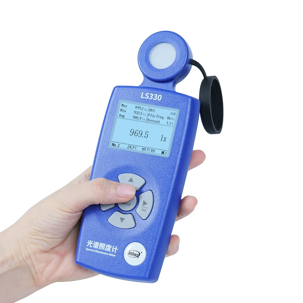 Luxmeter Cct Cri Luxometer Light Meter Professional Illuminometer High Precision Spectral Illuminance Meter LS330 - 1420 - View #4