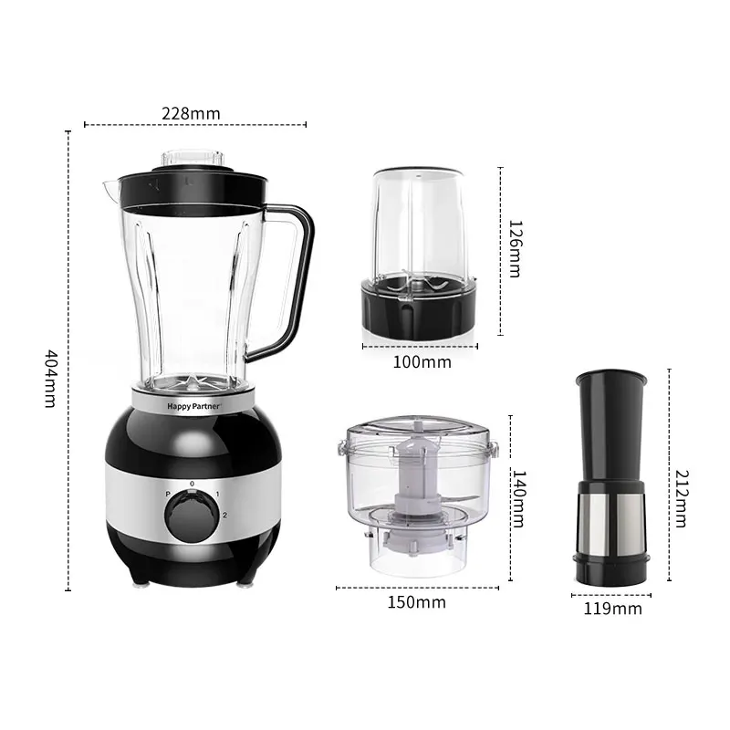 Happy Partner Multifunctional Kitchen Appliances Blenders and  Variable Speed Blenders  Blender Heavy Duty