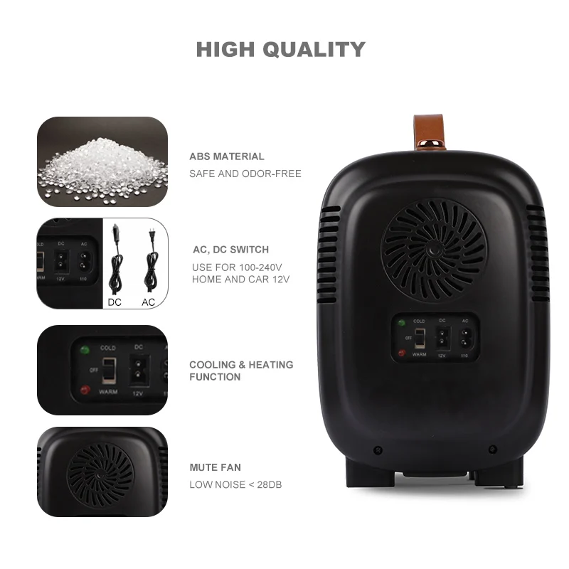 4l Ac Dc Car Fridge Mini Refrigerator Camping Mini 12v Fridge For Bar