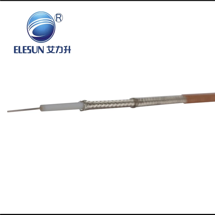 RG142 /U สายโคแอกเซียลอุณหภูมิสูงแจ็คเก็ต PTFE ฉนวน FEP