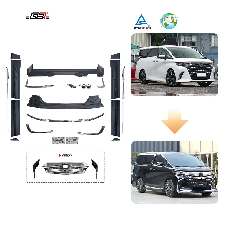 GBT Manufacturer Alphard 2024 Anh40 Modellista Facelift Bumper