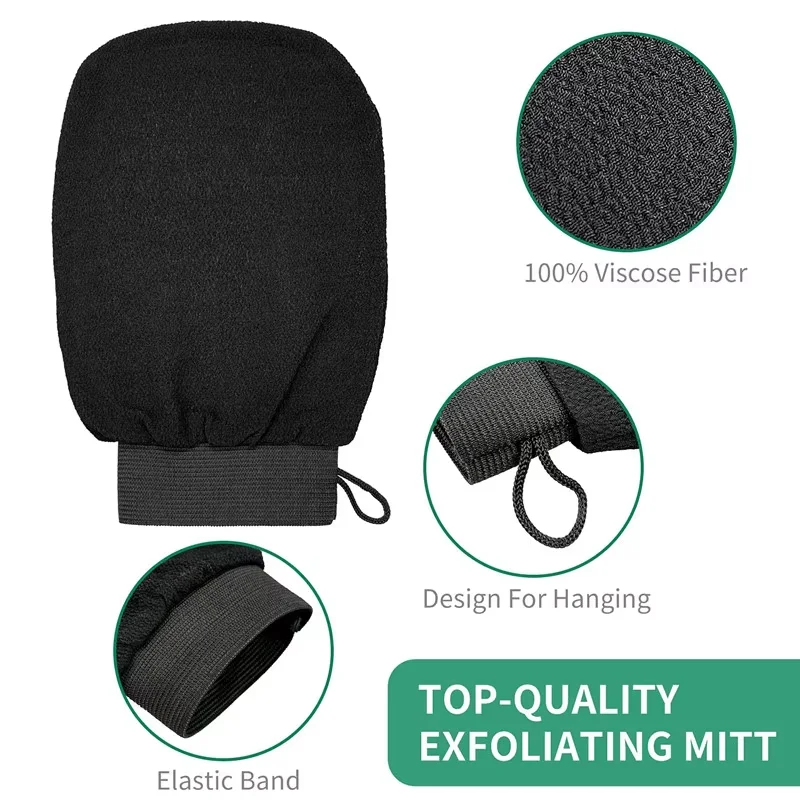 Wholesale Viscose Exfoliating Gloves for Body Use Produced by Turkish Manufacturers