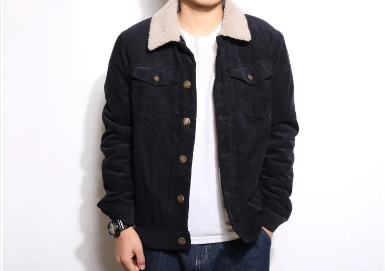 ジャケット・アウター tenderloin CORDUROY JKT BLACK 6W SOCCER CORDUROY OVERSIZE NOTCHED LAPEL JACKET(M Black): S
