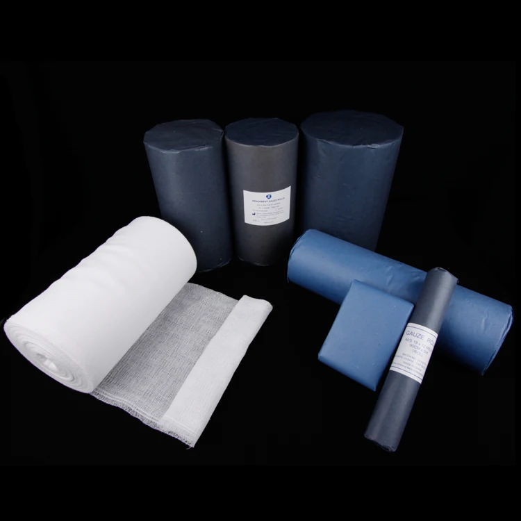 Customized hospital medical surgical cotton gauze bandage roll