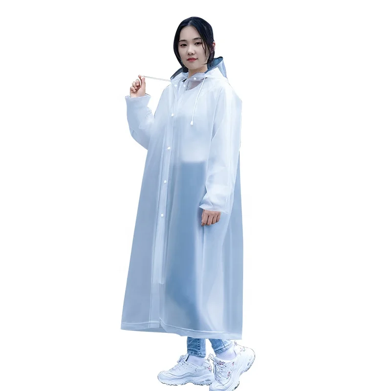 custom logo Raincoat women's single one-piece long full body waterproof electric battery car new adult outer rain coat