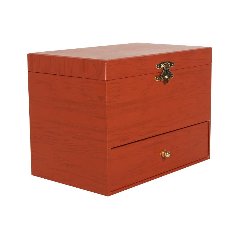 2022 Christmas music box style wooden music box arts and crafts creative Christmas gift desk place children's toys