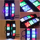 Stage Dj Disco 8 Led Spider Spotlight Beam Moving Head Stage Lamp Rgbw Dj Disco Bar Party Lights Sound Activated Dmx 512 Control Club Lights