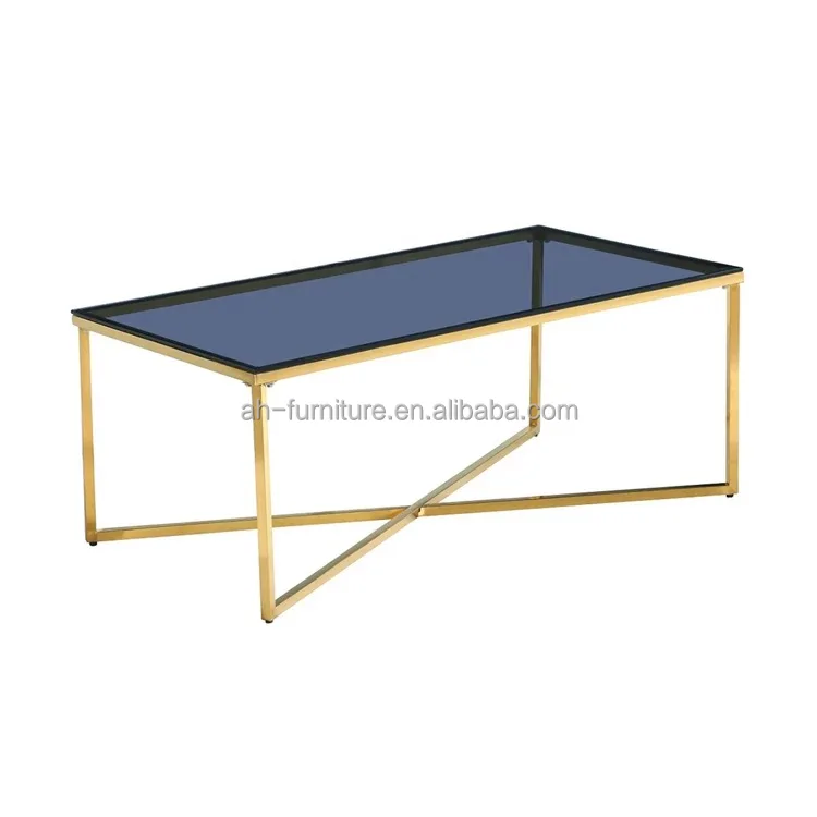 Luxury Coffee Table Glass Top Coffee Table Modern Minimalist Glass