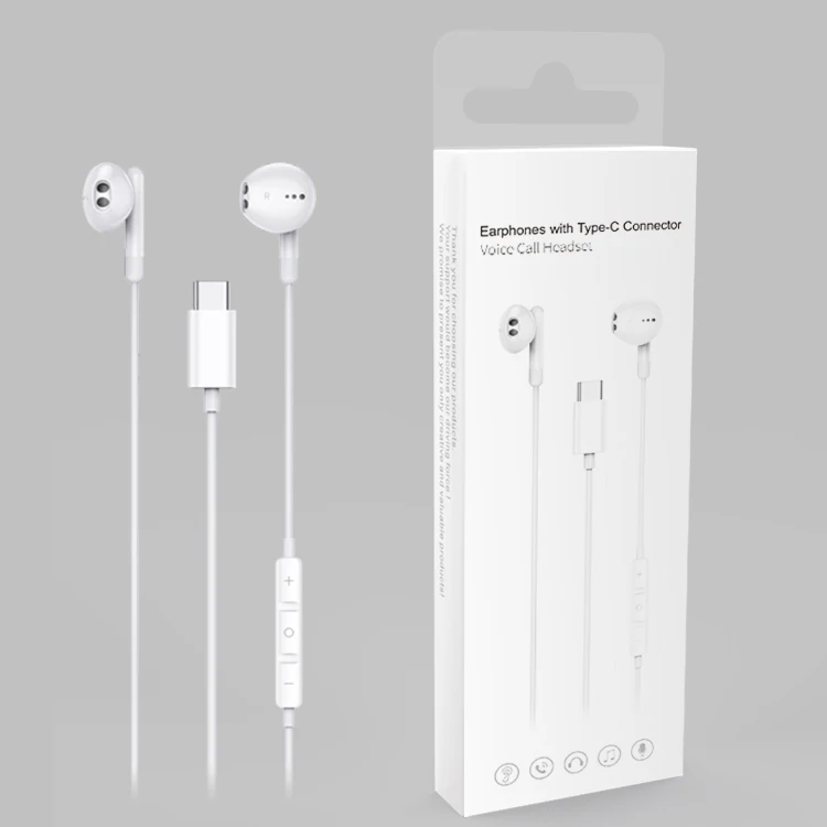 Type C We Cool Earphones Quality Type-c Wired Headphone For