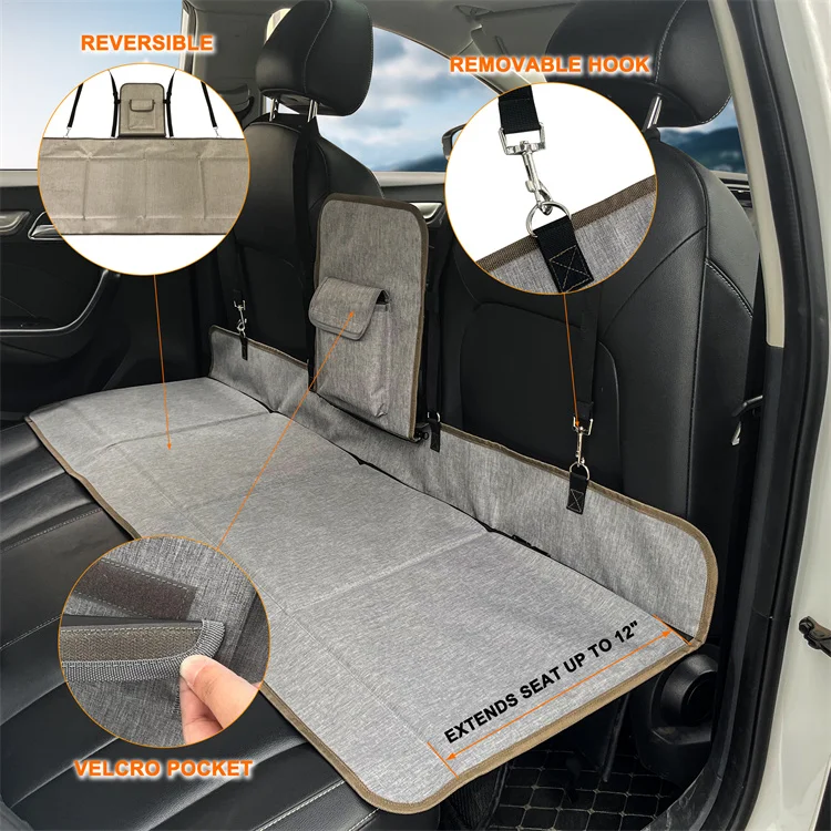 Geerduo Custom Universal Fit Removable Washable Reversible Pet Dog Car