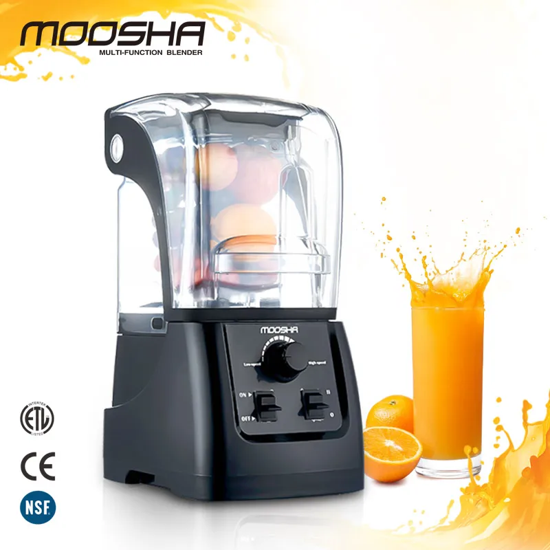Control Sound Proof Commercial Blender Electric Blender With Sound Cover