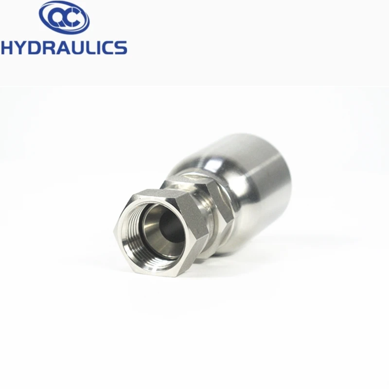 Stainless Steel Parker 43 Series Crimp Style Hydraulic Hose Fittings ...